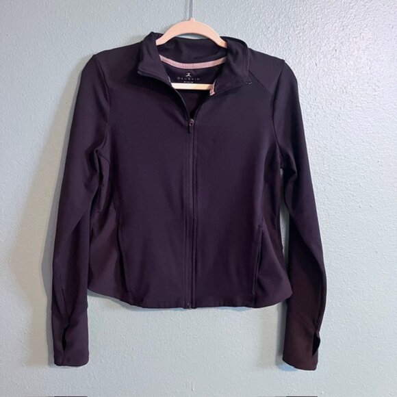 Danskin Womens Black Zip-Up Athletic Jacket (M) - Picture 2 of 4